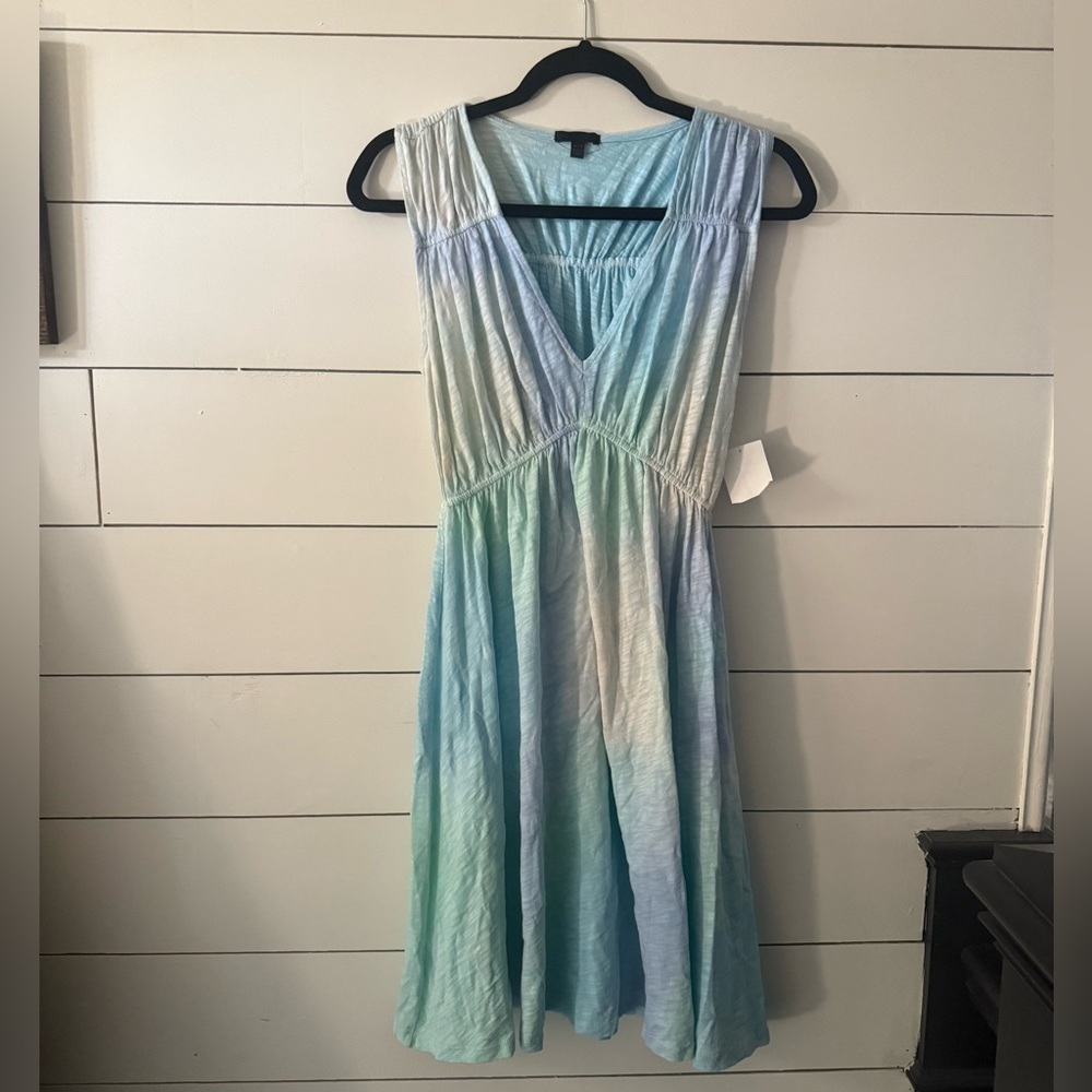 ATM Anthony Thomas Melillo Blue and Green Gradient Dress - Picture 4 of 6